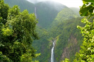 Les deux premières chutes du Carbet
