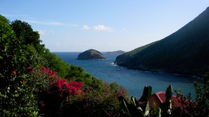 La vue du gîte de l'Anse Figuier