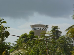 Le château d'eau de Maripasoula