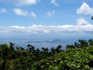 Vue sur les Saintes